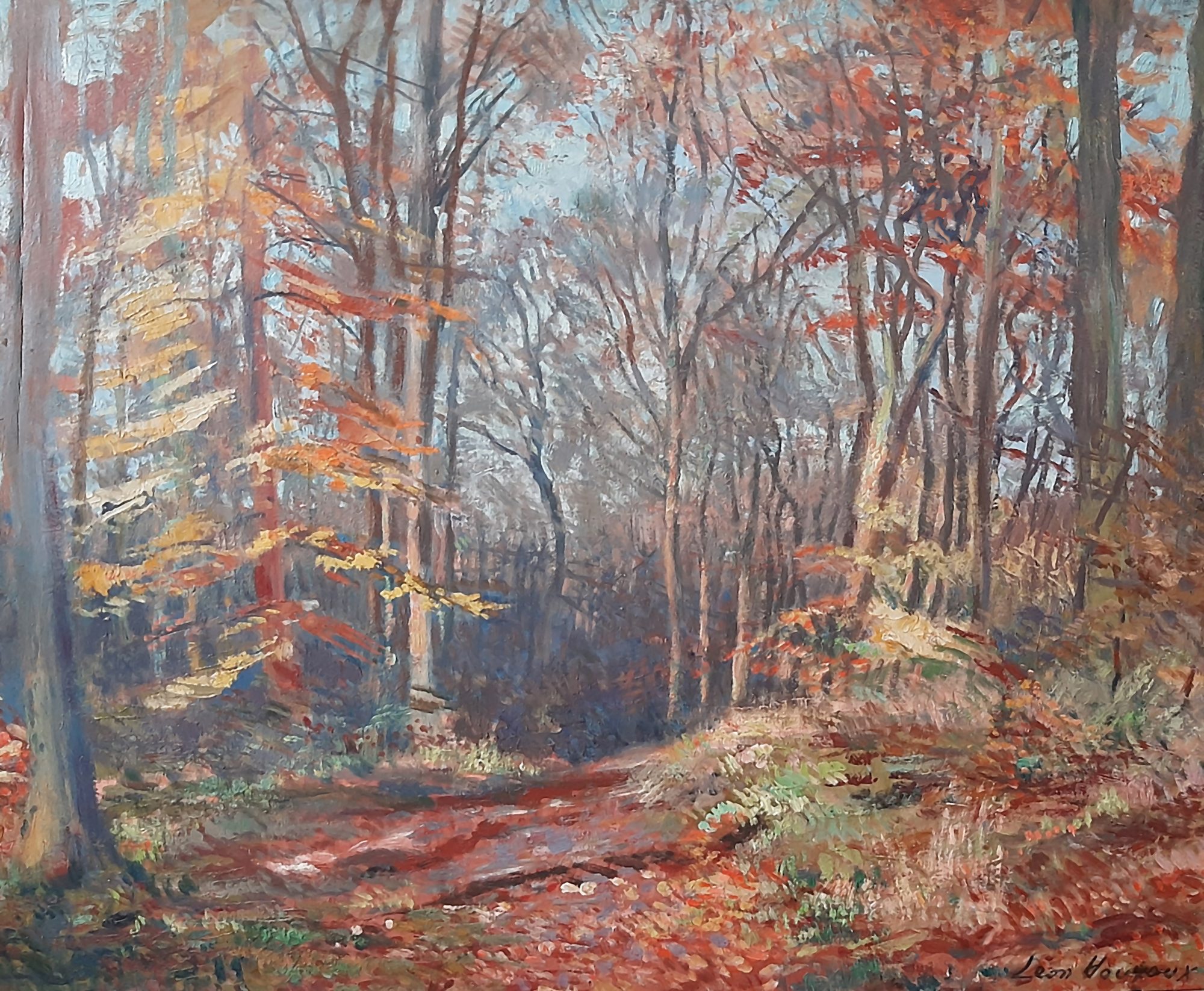 Tentoonstellingen en Rood Klooster: onderbos, boslanen, postkaart en herinneringen aan het Rood Klooster.